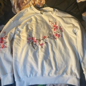 Girls Cherry Blossom sweatshirt